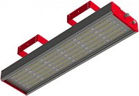 Пожаробезопасные аварийные светильники АЭК-ДСП39-180-002 FR БАП (с оптикой)
